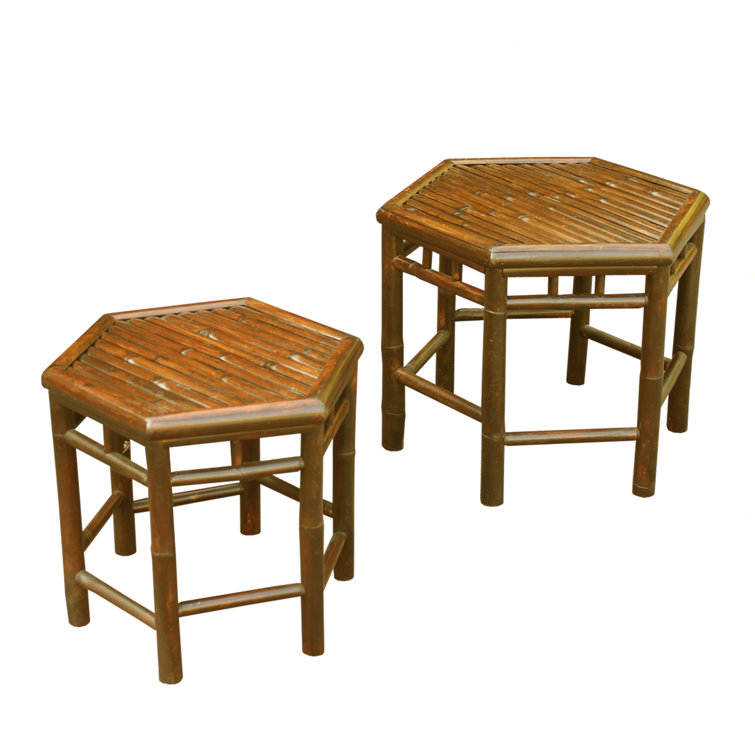 ZEW Bamboo Outdoor Side Table & Reviews Wayfair